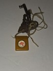 Vintage Butterscotch Bakelite Mobile Pegasis Horse Pendent Keychain