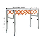 Adjustable Conveyor Roller Table With Scale Display Flexible Rotating Conveyor