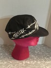 Black Snapback Painter   s Cap Thriller Barbed Wire Michael Jackson 80   s Vintage 