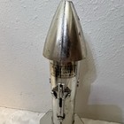 Vtg Astro Mfg Rocket Space Ship Mechanical Coin Bank 1957 Berzac Creation No Key