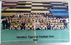 1987 Hamilton Tiger Cats Cfl Team Issued Photo Seasons Greetings Card