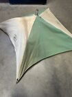 Vintage John Deere Farm Tractor Canvas Umbrella Canopy 57   by 57    Inches Wide Wow