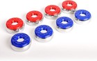 New Hathaway 2 1 8   Shuffleboard Pucks Set Of 8 Red And Blue New