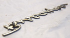 1958 Biscayne Glovebox Door Script Emblem Oe Original Very Nice