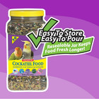 3-d Pet Products Premium Cockatiel Bird Food Seeds  With Probiotics  4 5 Lb 
