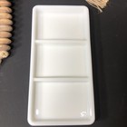 Vintage American Cabinet Co Milk Glass Dental  17 Tray  Organizer