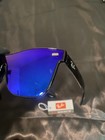 Ray-ban Blaze Wayfarer Blue Mirror Shield Sunglasses Rb4440