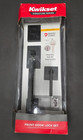 Kwikset San Clemente Front Door Lock Handle Set deadbolt Matte Black Open Box     