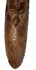 Vtg Papua New Guinea Carved Wood Wall Decor Village Ceremonial Mask