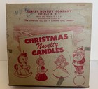 Vintage Gurley Candle Christmas Empty Boxes Nice Graphics Santa Claus Angel