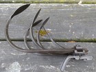 Vintage Tractor Plow Cast Iron 5 Tine Cultivator Claw Scratcher Plow