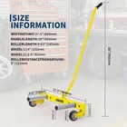 330 Lbs Truck Tire Dolly heavy-duty Adjustable Tire Moving Cart Tool For Moving