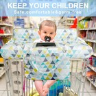 Polovillae Shopping Cart Cover For Baby 2-in-1 High Chair Cover With Safety