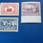 Australia  5 Pre-decimal Stamps From Various - - In Mint Hinged Condition 