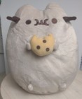Gund 9 5  Pusheen With Cookie Gray Cat Plush   2017 