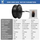 250w-3000w Front Rear Brushless Hub Motor Wheel For E-bike Conversion Kit