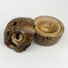Vintage Owl Stoneware Incense Burner Made In Japan Mcm Mid-century Modern Boho