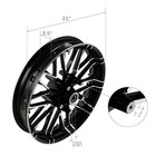 21 x3 5  Front Wheel Rim Fit For Harley Touring Road Glide 2008-2024 Abs Models