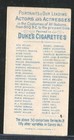 Duke s Cigarette Card Actors And Actresses 1885  95 Madame Rhea Zealand Holland
