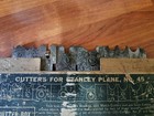 22 Vintage Cutters For Stanley Plane No 45 Made In Usa Boxes 1 2 Sweetheart Era