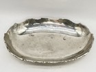 Taxco Mexico 925 Sterling Silver Handmade Oval Bowl 436 Grams
