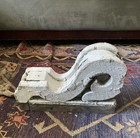 Antique Wood Corbel Victorian Salvage Chippy White Paint Farmhouse Decor