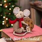 New Primitive Cookies For Santa Mouse W cookie Ornament Christmas 4 tx4 25 w