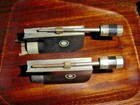 Two Vintage  Ebony Cello  Bow Frogs For Cello  Bow Building One Made In Germany
