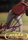 Manny Aybar 1998 Fleer Tradition Authentic Signed Autograph Auto Card Cardinals
