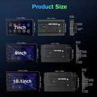    new   wireless Double Din Car Stereo Carplay Radio Screen For Car Audio Receivers