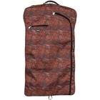 Clothing Garment Bag In Western Leather Floral Print - Nylon Denier