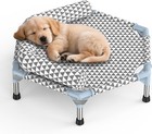 Orthopedic Elevated Dog Bed With Bolster Raised Pet Cot For Medium Dogs 100 Lbs