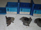 6 Each Lot Sy Brand Carbide Tipped Shaper Cutter 3 4   bore 1 2  And 1  Bushing