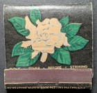 Vintage Hunts Floral Shop Union City Indiana Full Feature Matchbook