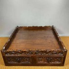 Rare China Antique Natural Rosewood Hand Carved Exquisite Tea Table Chests