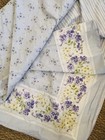 Laura Ashley Vintage Duvet Cover   Pansy Pattern   Plus Sham New  Sz King