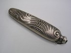 Antique Sterling Silver Gorham Naturalistic aesthetic Movement Perfume Bottle 4 