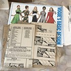 Vintage Vogue Sewing Patterns Lot -5