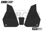 Drb Grip For Bmw R1300gs Adventure  2024   Tank Grips  grid black 