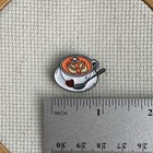 Coffee Enamel Needle Minder  Cup Of Coffee Fridge Magnet  Magnetic Lapel Pin