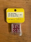 Vintage 1950   s Adams Trick Dice Novelty Toy  Original Unopened