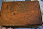 Hammered Copper Strap Hinge Box With Lid C1978