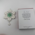 Hallmark Keepsake  Snowflake 2025 Porcelain Ornament