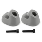 Gray Interior Sun Visor Clip 2-pack  For Kenworth   Peterbilt Trucks S16-1023-66