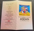  free Ship Malaysia Joint Issue Of Asean Community 2015 Flag  stamp Fdc 