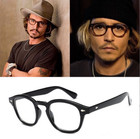 Classic Johnny Depp Myopia Full Acetate Glasses 0 To -6 00 Shortsighted Glasses