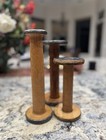 Antique Wooden Spools 10      9      7   