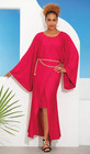 Size Xl Ashro Red Formal Dinner Wedding Church Party Tyrani Belted Dress