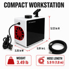 Airbrush Kit With Compressor 70psi Dual Action Gravity Feed For Model Painting