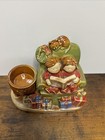 Yankee Candle Tea Light Candle Holder Christmas Kids In Chair  Story Time Book